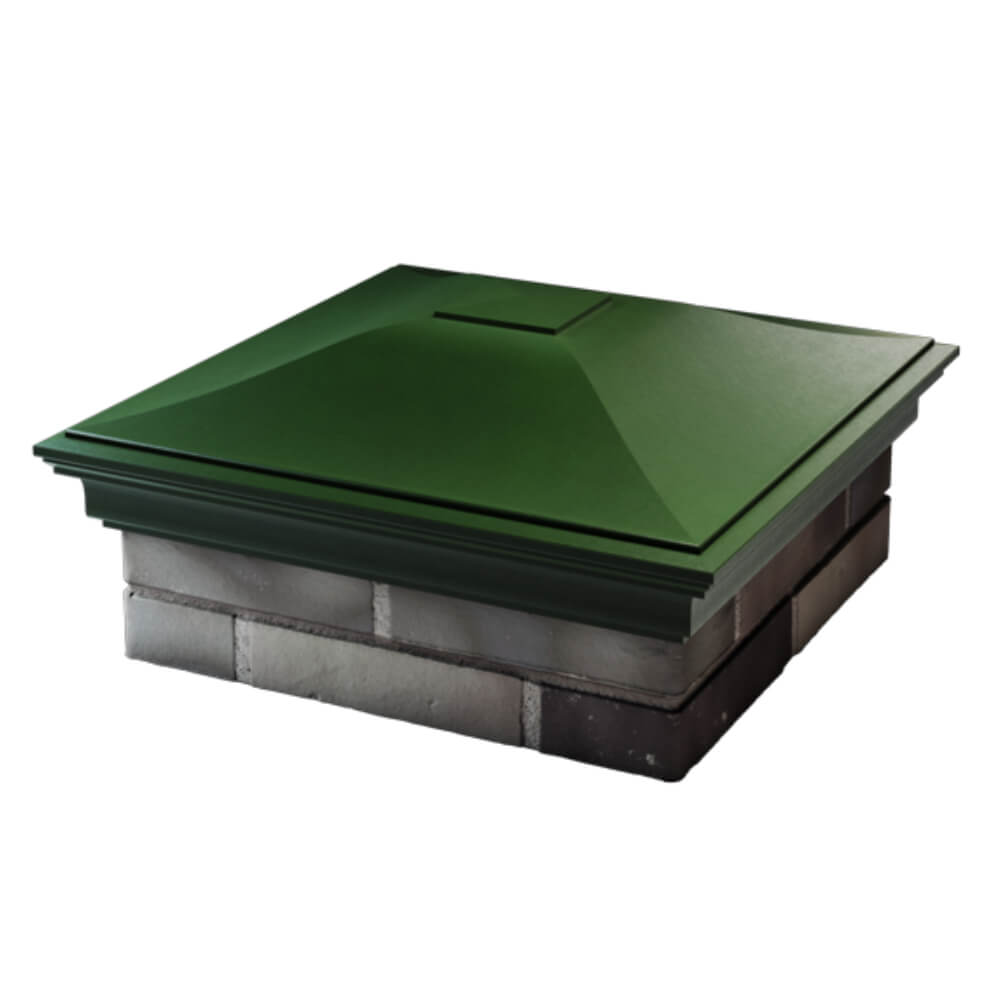 Колпак Zking Монблан Зеленый на столб 2х2 кирпича (515х515мм) в Муроме фото