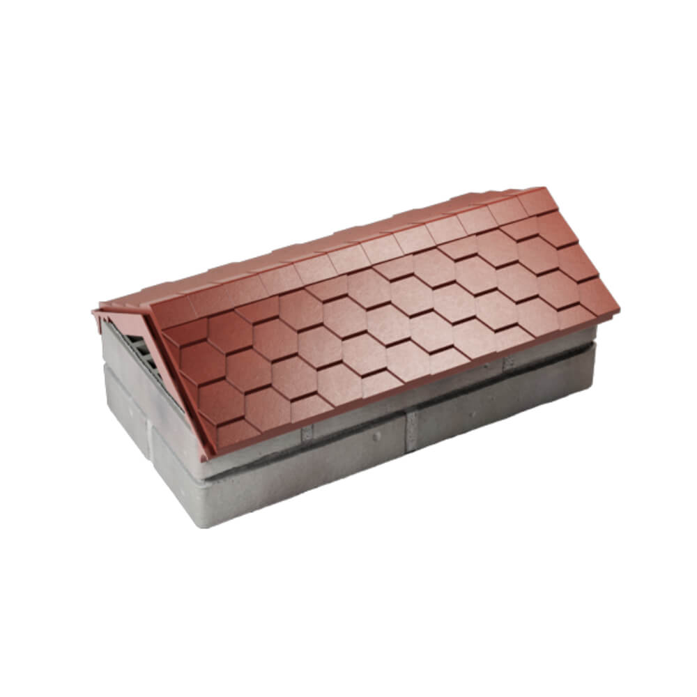 Парапет Zking Эверест Красный с посадкой на 1 кирпич (200/225/255мм) в Муроме фото