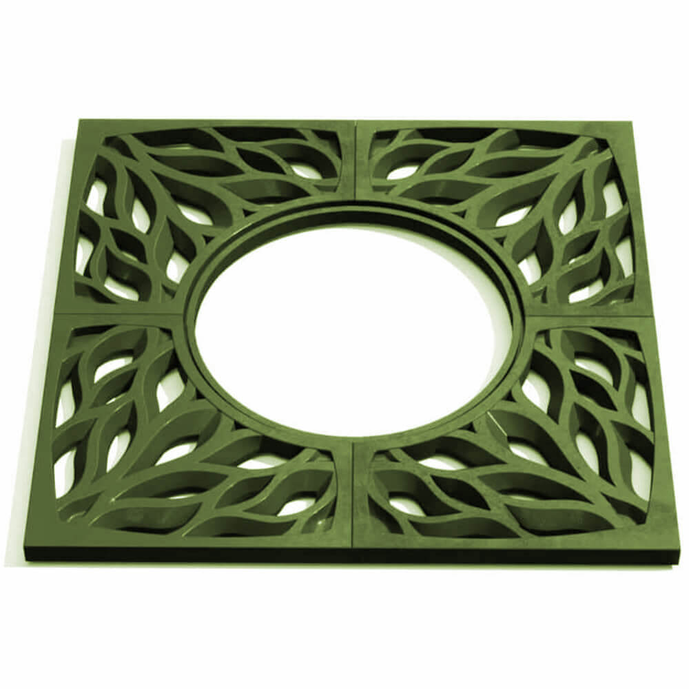 Приствольная решетка для дерева ZKING CRUST 1.2х1.2м Зеленая Муром фото