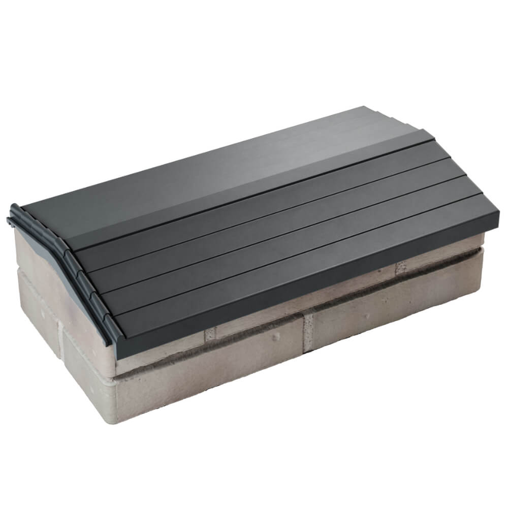 Парапет Zking Бона ХайТек Серый с посадкой на 1 кирпич (200/225/255мм) в Муроме фото