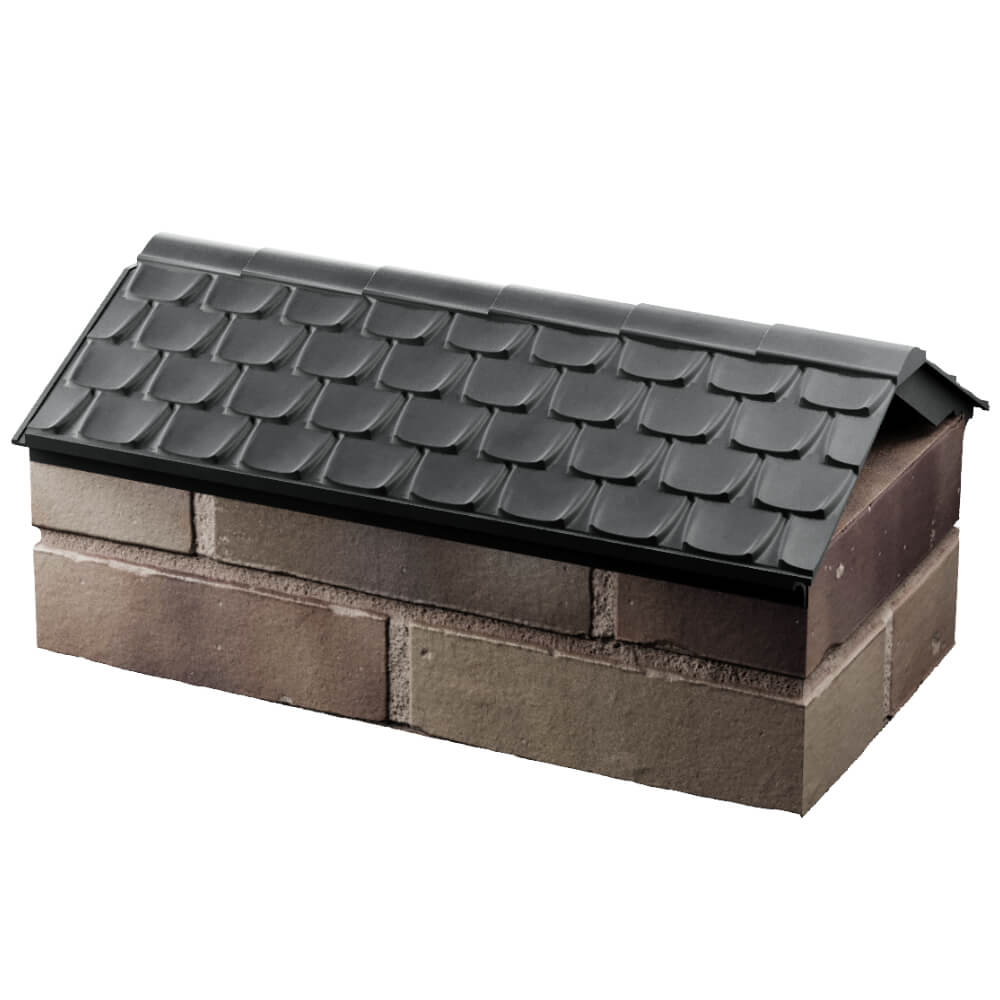 Парапет Zking Эльбрус Серый с посадкой на 1 кирпич (255мм) в Муроме фото