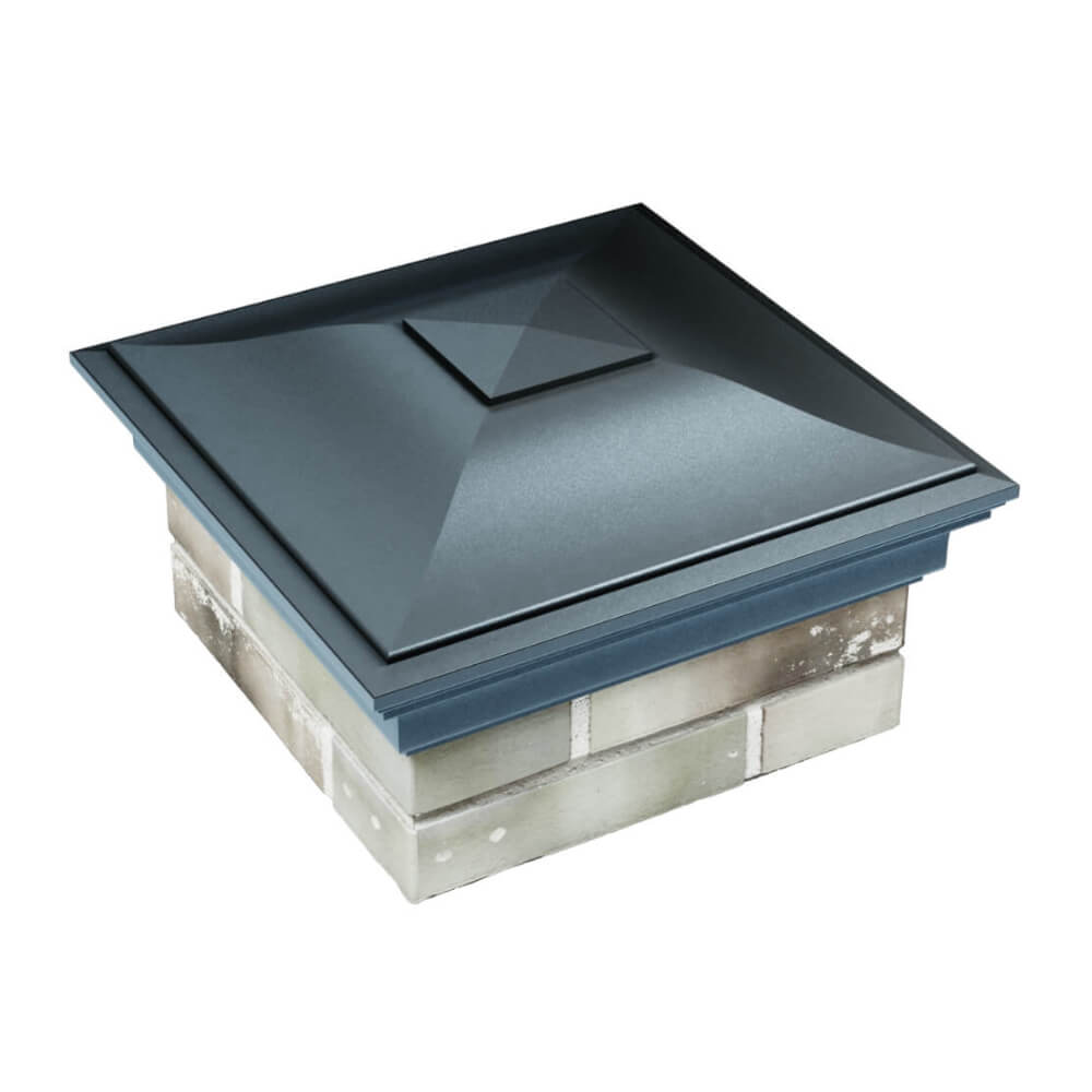 Колпак Zking Монблан Серый на столб 1.5х1.5 еврокирпича 0.7НФ (355х355мм) в Муроме фото