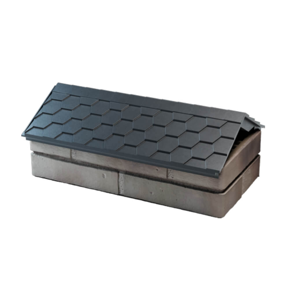 Парапет Zking Эверест Серый с посадкой на 1 кирпич (200/225/255мм) в Муроме фото