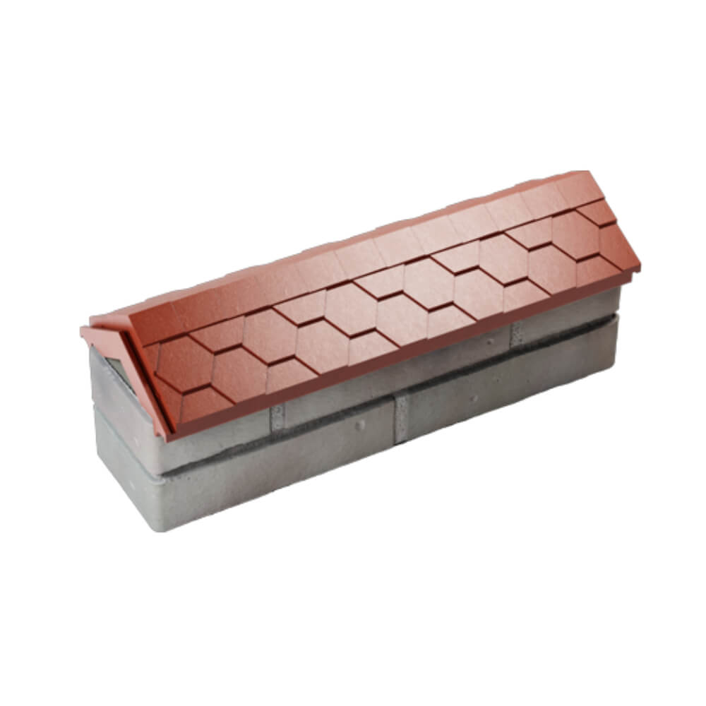 Парапет Zking Эверест Красный с посадкой на 0.5 кирпича (130мм) в Муроме фото