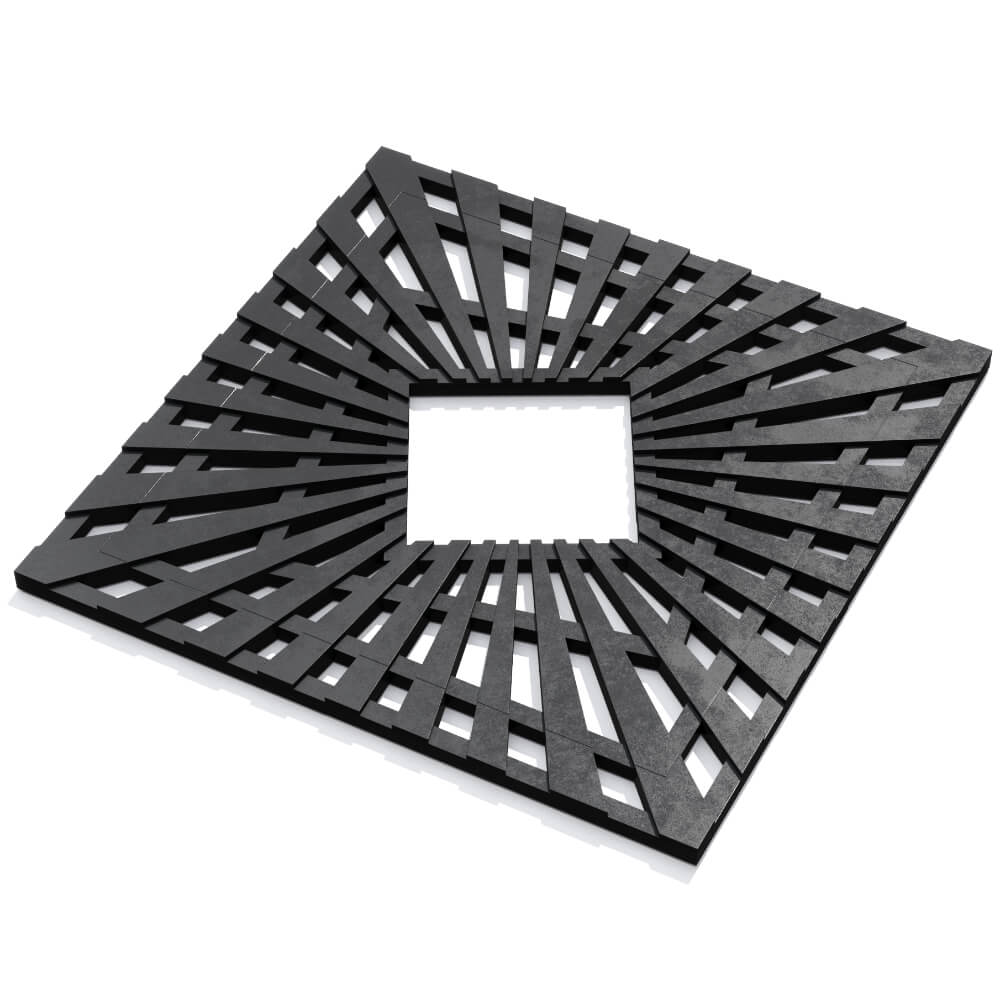 Приствольная решетка для дерева ZKING ATMOSPHERE 1.2х1.2м Черная в Муроме фото