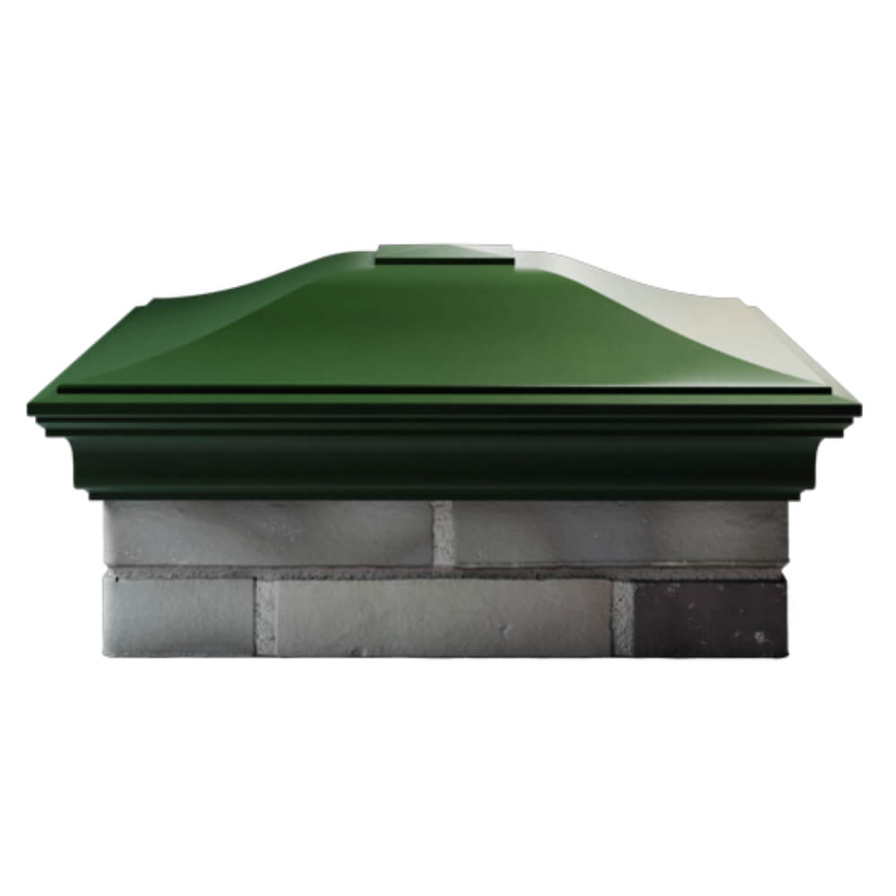 Колпак Zking Монблан Зеленый на столб 2х2 кирпича (515х515мм) в Муроме фото