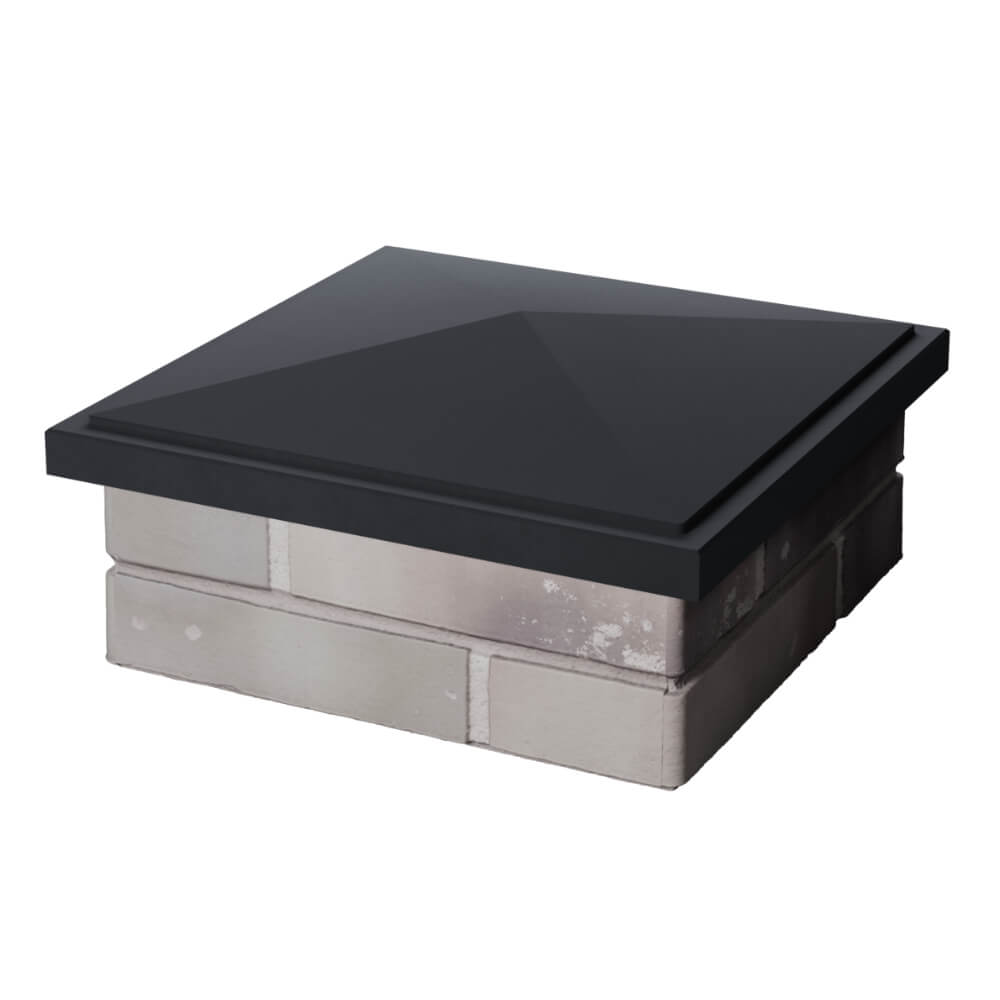 Колпак Zking БонаМоно Серый на столб 1.5х1.5 кирпича (385х385, 400х400мм) в Муроме фото