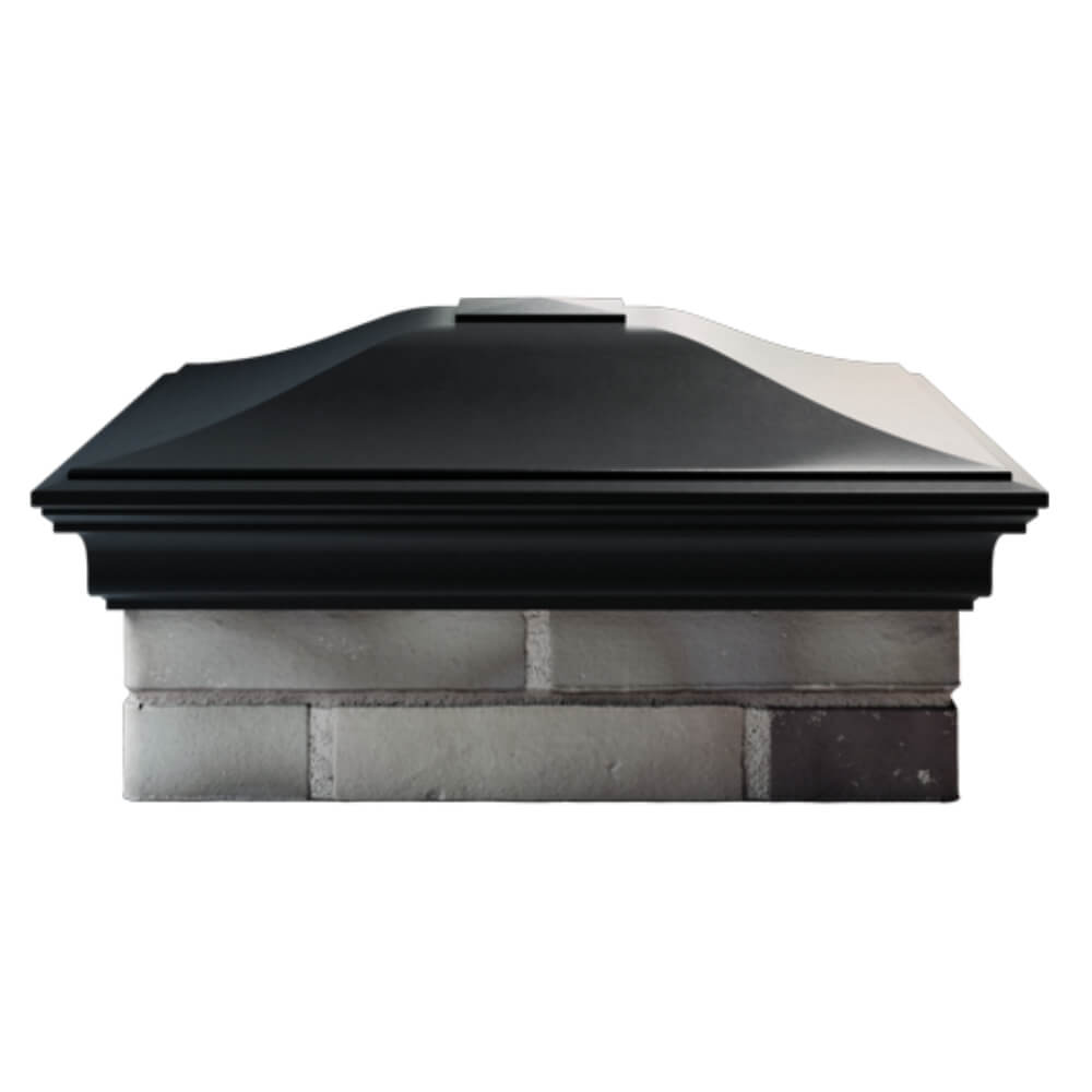 Колпак Zking Монблан Черный на столб 2х2 кирпича (515х515мм) в Муроме фото