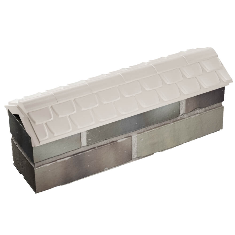Парапет Zking Эльбрус Бежевый с посадкой на 0.5 кирпича (130мм) в Муроме фото