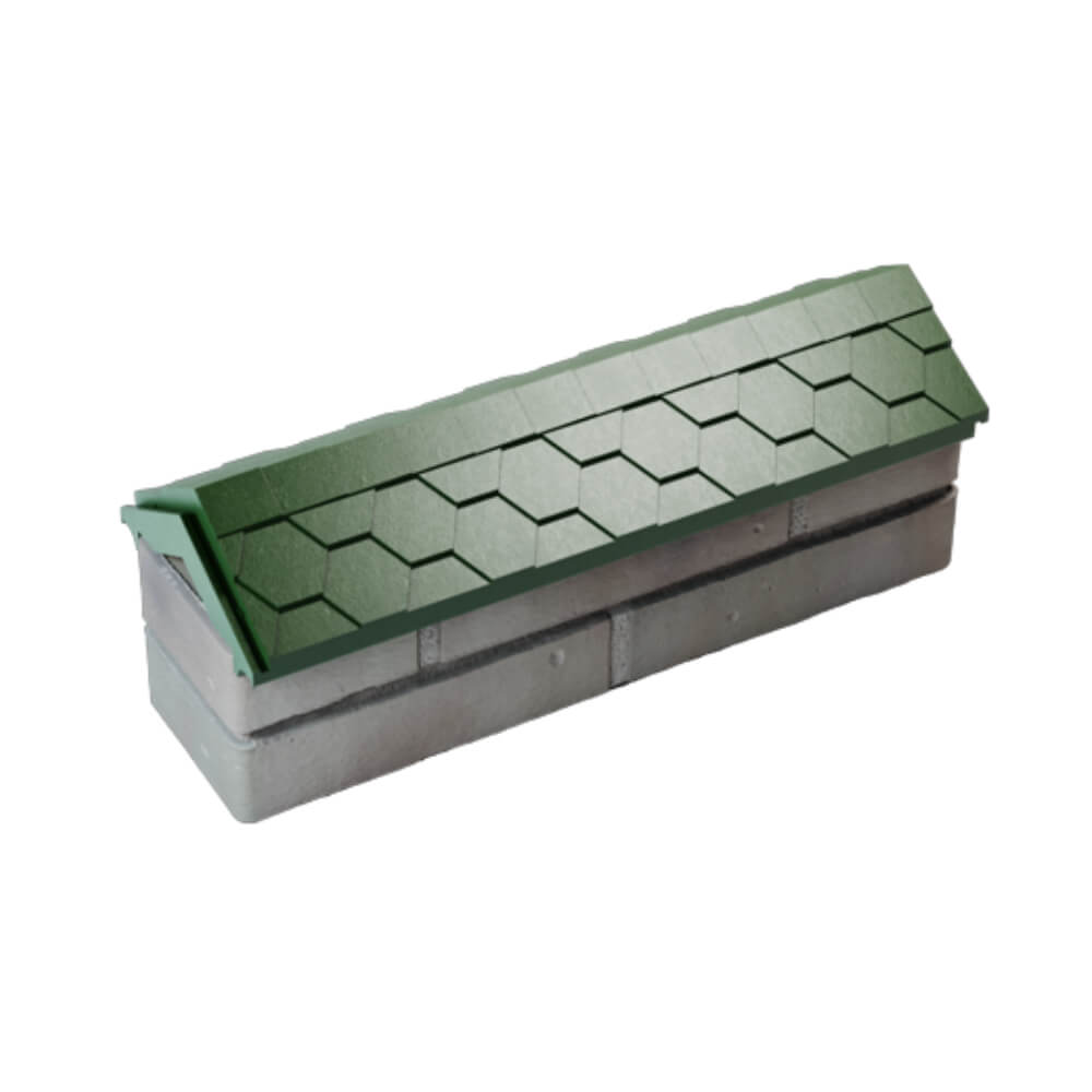 Парапет Zking Эверест Зеленый с посадкой на 0.5 кирпича (130мм) в Муроме фото