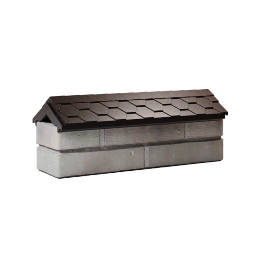 Парапет Zking Эверест Коричневый с посадкой на 0.5 кирпича (130мм) Муром фото