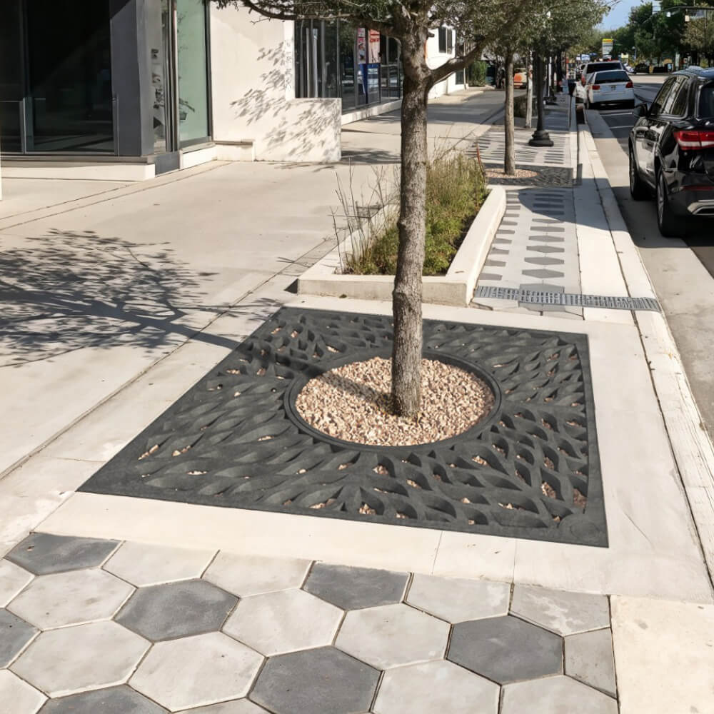 Приствольная решетка для дерева ZKING CRUST 2х2м Черная в Муроме фото