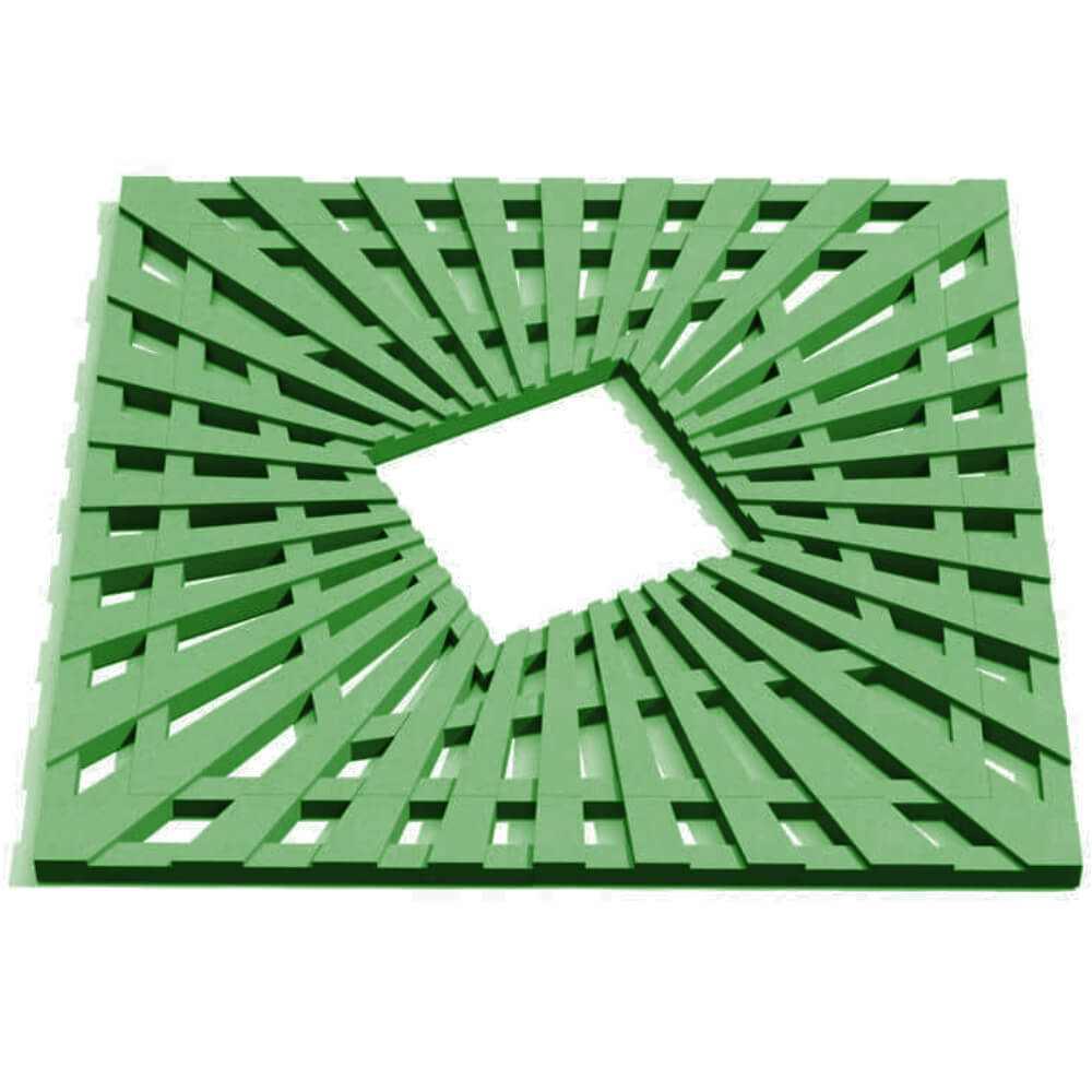 Приствольная решетка для дерева ZKING ATMOSPHERE 1.2х1.2м Зеленая Муром фото