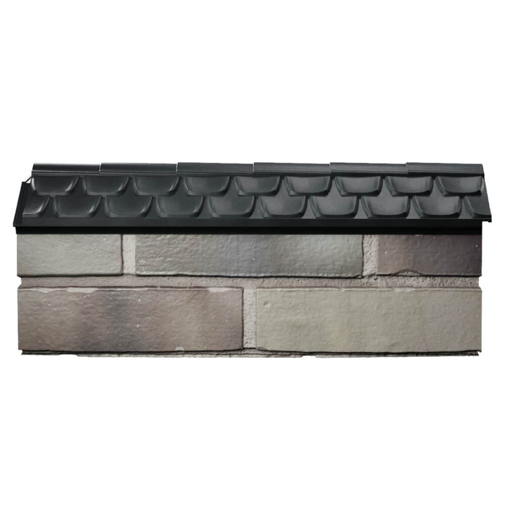 Парапет Zking Эльбрус Черный с посадкой на 0.5 кирпича (130мм) в Муроме фото